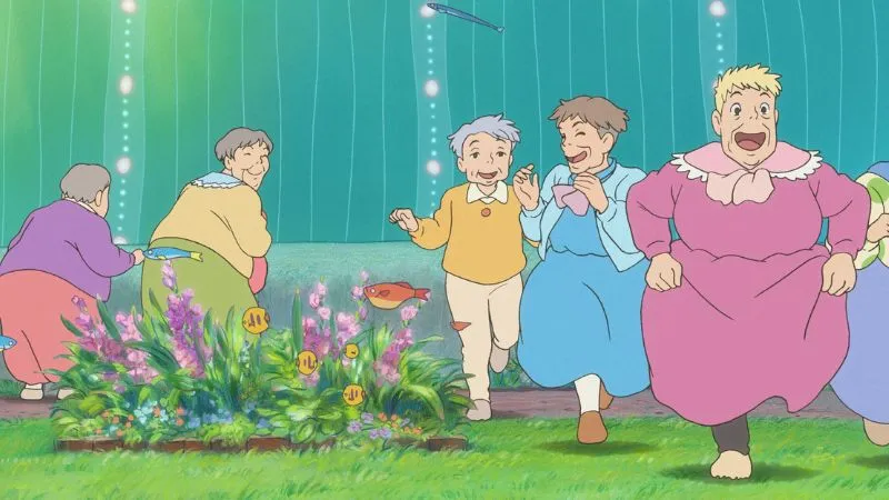 映画「崖の上のポニョ」に登場する7人のおばあちゃんたち